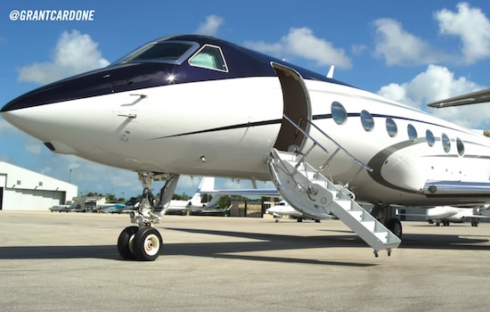 Grant Cardone új magángépe